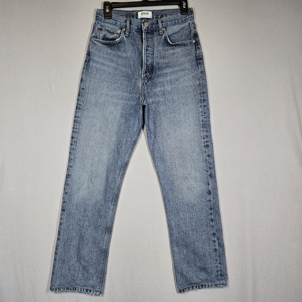 Agolde Women's Straight Leg Jeans - Light Blue